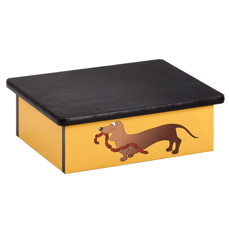 CLINTON Sausage Dog, Laminate Step Stool 10-AC-2